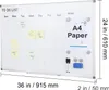 SucceBuy Tableau blanc magnétique de calendrier 36 x 24 Voir les images du produit 8