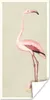 MuchoWow® Poster Antiker Vogel-Druck Flamingo 60x120 cm - Produktbild-Vorschau 1
