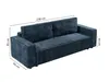Canapé convertible avec fonction couchage DL et coffre Voir les images du produit 3