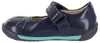 Clarks Softly Jam marineblaue Leder Kinderballerinas mit Produktbild-Vorschau 3