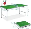 Relaxdays Tischtennisplatte, klappbarer Tischtennistisch Produktbild-Vorschau 4