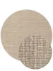 Hanse Home Bouclé Jute Teppich Jaipur Natur Ivoryweiß Produktbild-Vorschau 1