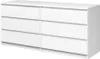 Commode double NAIA Commode Buffet Sideboard Blanc brillant Voir les images du produit 10