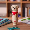 Legami Kawaii 2-in-1 Silicone Pencil Case Golden Retriever, Produktbild-Vorschau 6