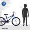 Kinderfahrrad Grizz 20 Zoll Mountainbike – Alurahmen - Produktbild-Vorschau 8