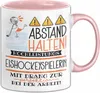 Eishockeyspielerin Tasse Geschenk Lustig Abstand Halten Produktbild-Vorschau 1