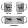 Verrückter Lemur Glitzer-Kaffeebecher mit Spruch Es ist Produktbild-Vorschau 4