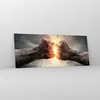 Bilder auf glas - Symbol faust kampf - 100x40cm - Produktbild-Vorschau 4