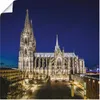 ARTland Poster Kölner Dom am Abend Größe: 50x50 cm Produktbild-Vorschau 1