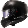 LS2 FF908 Strobe II Solid výklopná prilba, čierna, 2XL Náhľad obrázku produktu 3