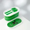 Minecraft Creeper bento box se lžící a vidličkou Náhled obrázku produktu 10