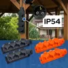 Gniazdo gumowe potrójne Schuko IP54 czarne | 220.000.301 | Podgląd zdjęcia produktu 2