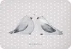Mr. & Mrs. Panda Kühlschrankmagnet Turteltauben Liebe - Produktbild-Vorschau 1