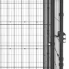 vidaXL Outdoor-Hundezwinger Stahl mit Überdachung 4,84 m² Produktbild-Vorschau 4