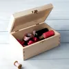 Creative Deco Malá Dřevěná Krabička s Věkem a Zámkem | 21,5 Náhled obrázku produktu 5