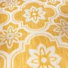 Volero - Outdoor Teppich Rund - Rio Flower Gelb - Ø 100cm - Produktbild-Vorschau 7