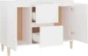 vidaXL Príborník biely 103,5x35x70 cm odvodený výrobok z Náhľad obrázku produktu 4