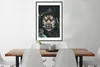 MuchoWow® MuchoWow® Gerahmtes Poster Blumen - Tiger - Produktbild-Vorschau 4