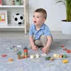 Holzklötze für Kleinkinder – Bauernhof Produktbild-Vorschau 3