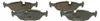 Bosch Bremsbelagsatz, Scheibenbremse Hinterachse 0 986 466 Produktbild-Vorschau 2
