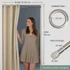 tinycurtains Türvorhang 195x150cm mit Teleskopstange Produktbild-Vorschau 2