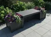 KHW Gartenbank "Berlin" aus Kunststoff mit 2 Pflanzkästen. Produktbild-Vorschau 13