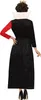 Herzdame Kostüm für Damen rot Herzkönigin Kleid lang mit Produktbild-Vorschau 3