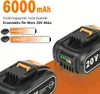Confezione da 2 batterie di ricambio per utensili Worx 20V, Anteprima dell’immagine prodotto 3