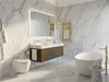 BADLAND WC-Toilette Virvel: Schüssel Weiß mit Klosettsitz Produktbild-Vorschau 4