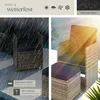 Collage showing outdoor furniture in different weather conditions and close-ups of features. Náhled obrázku produktu