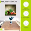 ARTland Glasbild Gesundes Gemüse und Gewürze Größe: 30x30 Produktbild-Vorschau 3