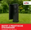 Grafner Edelstahl Gartensteckdose mit Erdspieß und Tür, 2 Produktbild-Vorschau 3