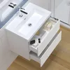 Waschtisch mit Unterschrank 60cm Alast Badmöbel Set Weiß Produktbild-Vorschau 3