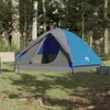 vidaXL Tenda da campeggio a cupola 3 persone Blu Anteprima dell’immagine prodotto 3