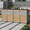 Zestaw 2 pojemników na śmieci Merax z klapą i 2 Podgląd zdjęcia produktu 1