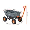 Wózek transportowy VEVOR, wózek ogrodowy z łatwą w montażu Podgląd zdjęcia produktu 8