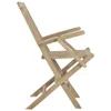 Gartenstühle 2 Stk. Klappbar Grau 56x61x89 cm Massivholz Produktbild-Vorschau 5