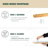 eluno grand porte-serviettes, barre porte-serviettes Voir les images du produit 5