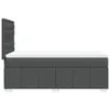 Schlichtes Boxspringbett mit Matratze - Dunkelgrau 100x200 Produktbild-Vorschau 8