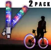2Pcs LED Reifen Reifen Rad Ventil Felgenlampe Blinkende Produktbild-Vorschau 2