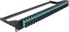 DeLOCK 19″ LWL Patchpanel 24 Port SC Duplex aqua, Faser, Produktbild-Vorschau 2
