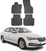 2015-2025 Skoda Superb tappetini in gomma nera 4 pz Anteprima dell’immagine prodotto 1