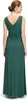 Vera Mont Damen Abendkleid mit V-Ausschnitt Dark Emerald,46 Produktbild-Vorschau 8