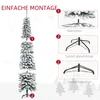 An instructional image showing the assembly of a Christmas tree. Produktbild-Vorschau