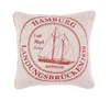 Kissenhülle - Kissenbezug Ocean Hamburg - rot weiss - ca Produktbild-Vorschau 1