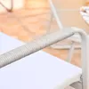 sweeek - Gartenlounge-Set aus Stahl, 4 Plätze - Beige Produktbild-Vorschau 5