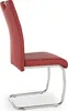 Freischwinger HARPER HANDA BHT 43x98x59 cm rot Polsterstuhl Produktbild-Vorschau 3