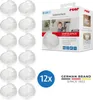 A product shot of reer corner protectors and their packaging, with a baby visible on the packaging. Produktbild-Vorschau