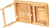 A top-down view of a wooden laptop table. Produktbild-Vorschau