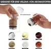 2 Stück Gewürzgläser mit Drehdeckel, Borosilikatglas Produktbild-Vorschau 5